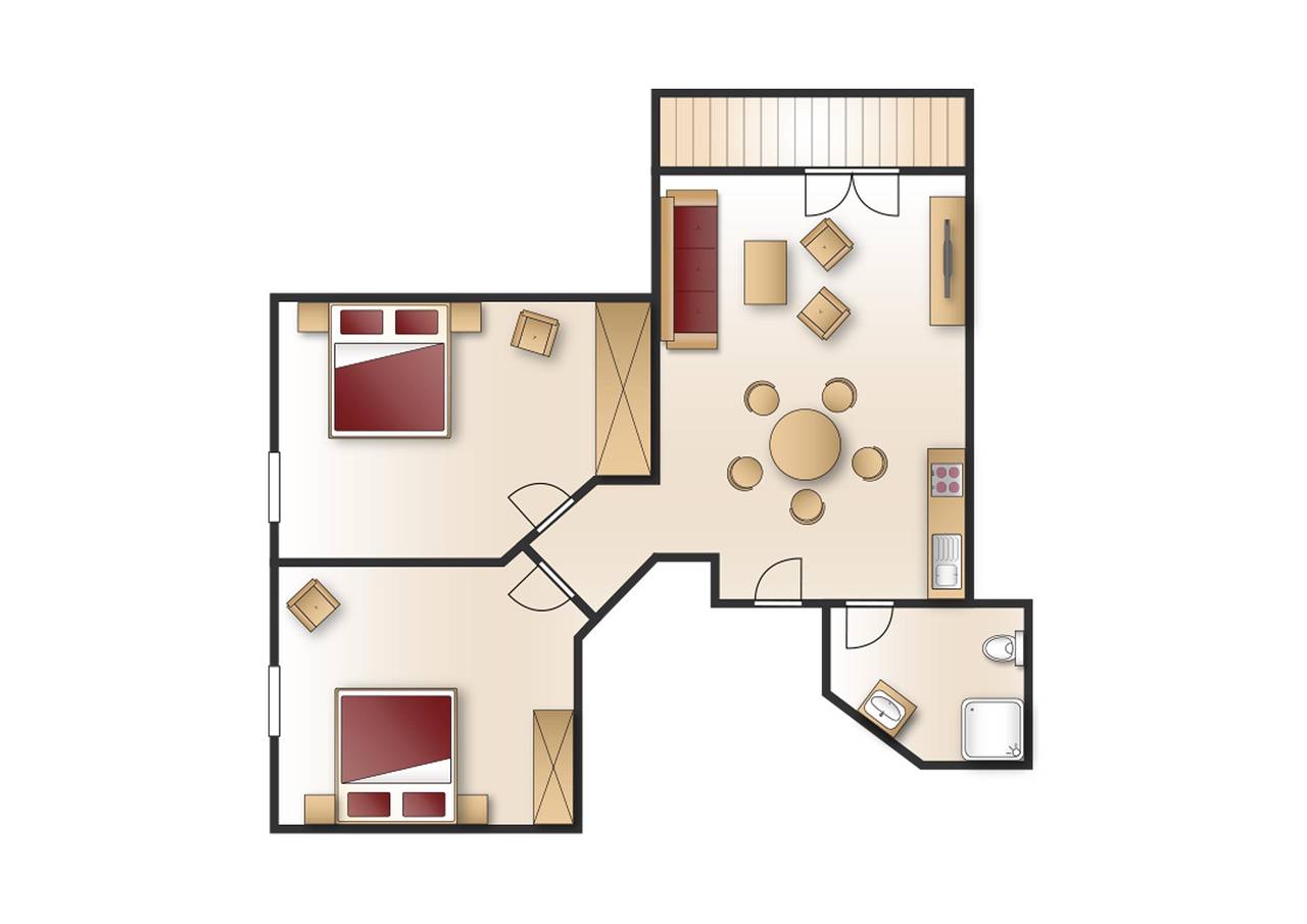 Himmeleck (Wohnung 3) in Oberstaufen, Bayerisch Schwaben