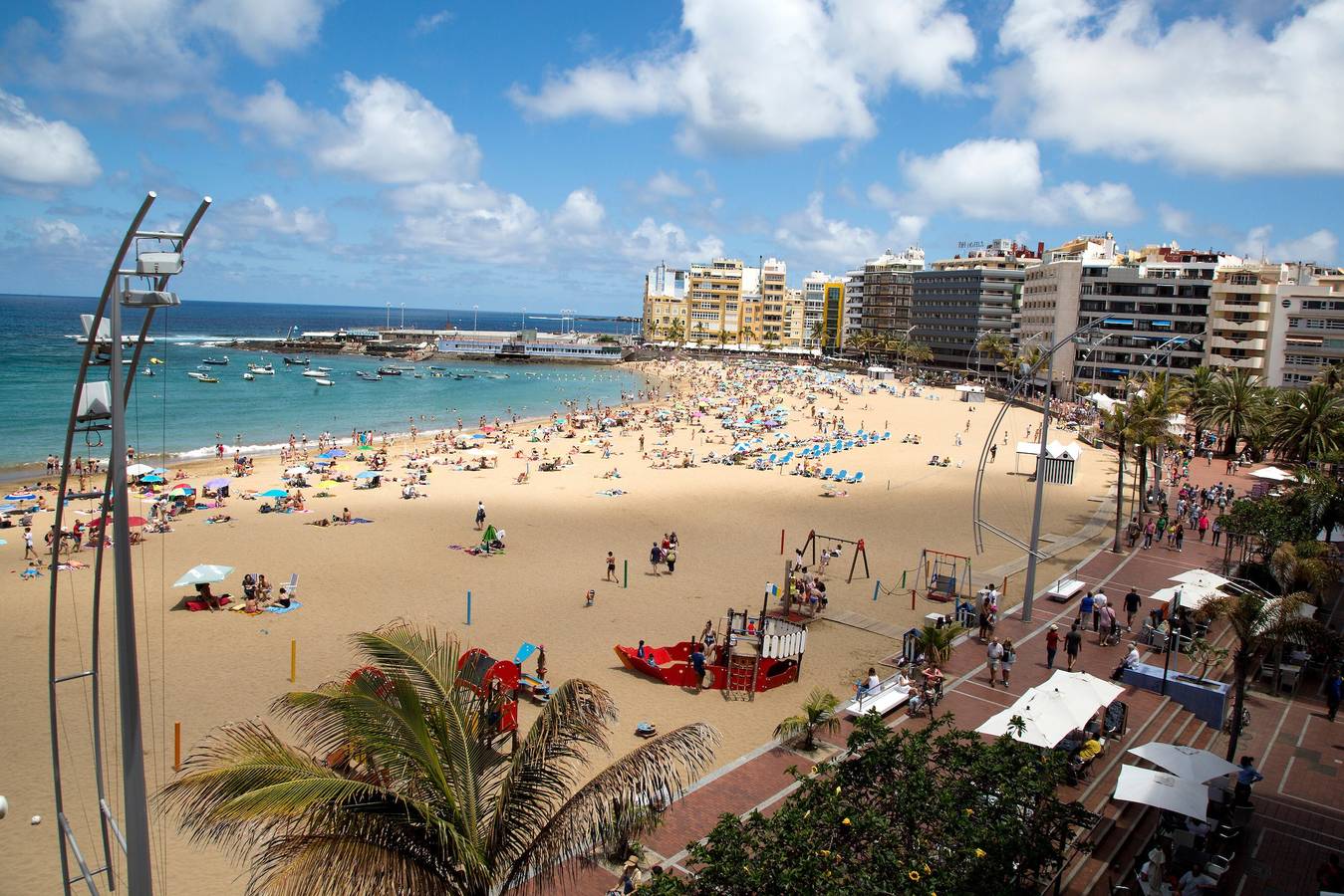 Estúdio inteiro, Estúdio de Férias 'Terraza a la Playa' com Wi-Fi in Las Palmas de Gran Canaria Centre, Las Palmas (Espanha)