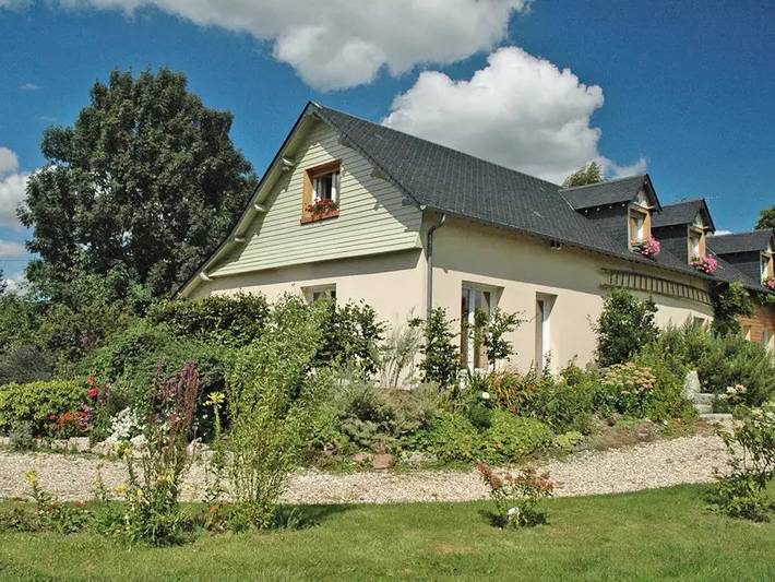 Gîte pour 4 personnes, avec Terrasse ainsi que Jardin et Sauna dans Vatteville-la-Rue