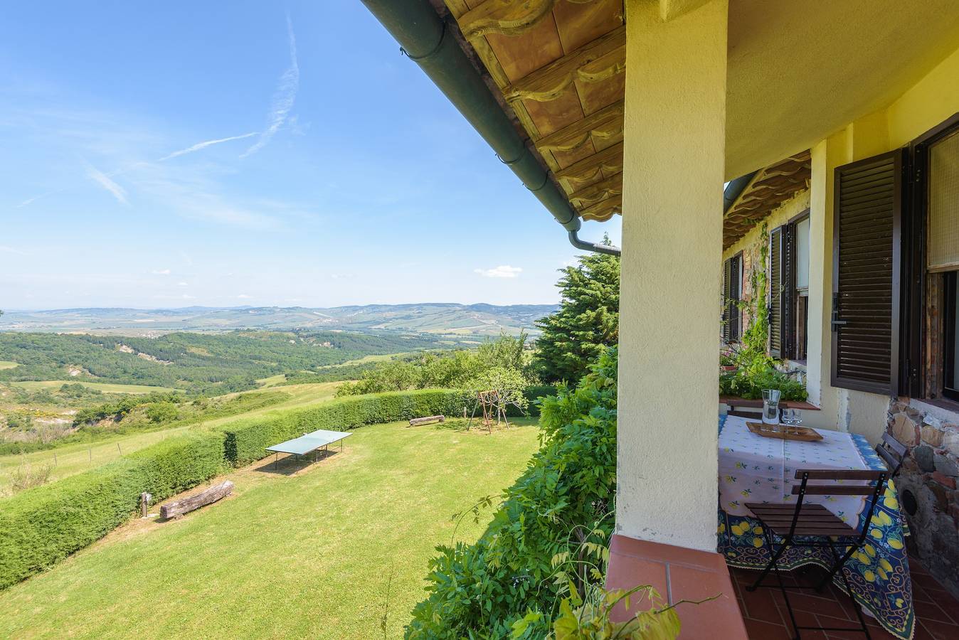Hel lägenhet, Lägenhet för 3 Personer med balkong in Radicofani, Val d'Orcia