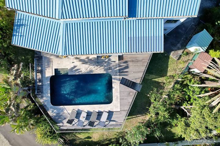Gîte pour 10 personnes, avec piscine et jardin à L'Étang-Salé - 3