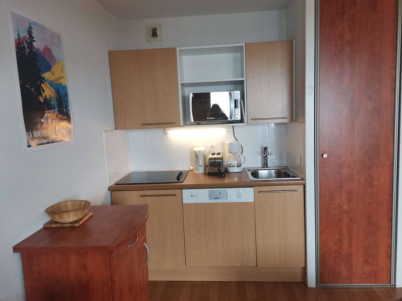 Ganzes Studio, Studio für 2+1 Kind, mit Parkplatz, Schwimmbad und Fitnessraum in La Mongie, Bagnères-de-Bigorre