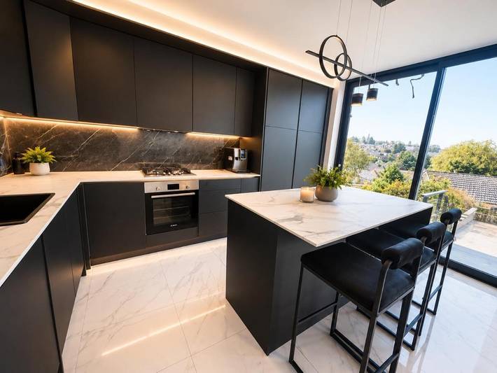 Villa pour 16 personnes, avec Balcon ainsi que Terrasse et Vue à Londres - 3