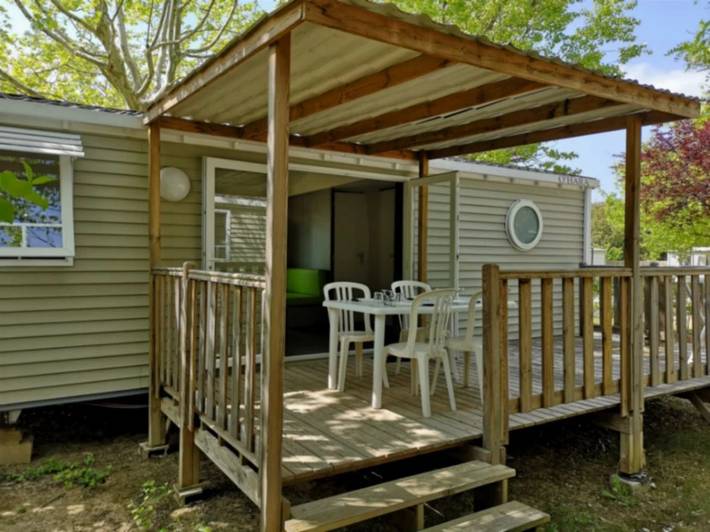 Mobil home pour 4 personnes, avec bassin pour enfant à Collias - 3