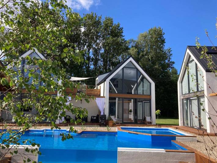 Ferienhaus für 6 Personen, mit Ausblick und Garten sowie Pool und Sauna in Swinemünde - 4