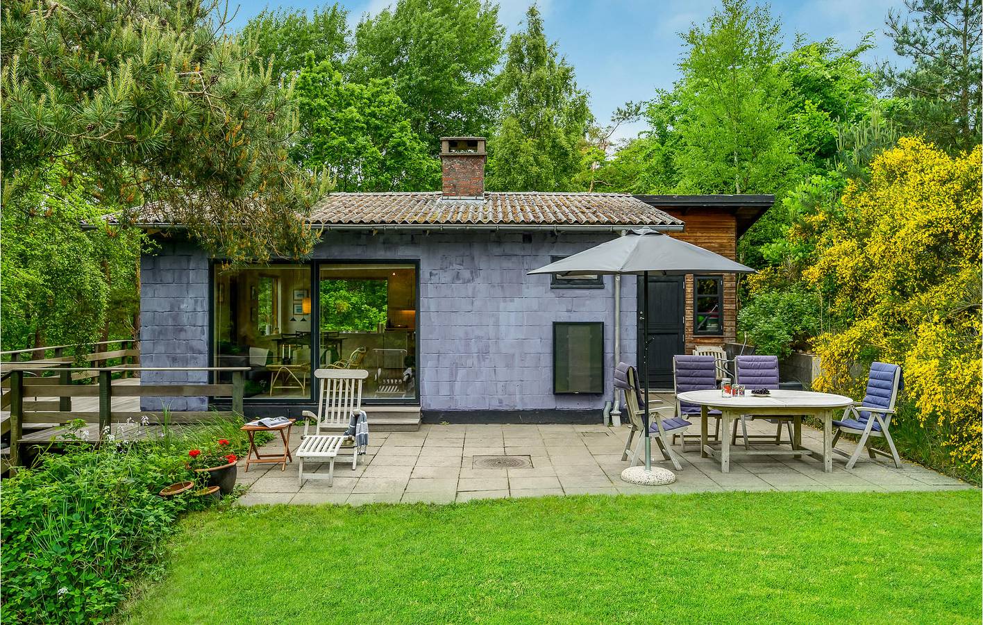 Casa de vacaciones para 4 personas con jardín in Kulhuse, Región de Frederikssund