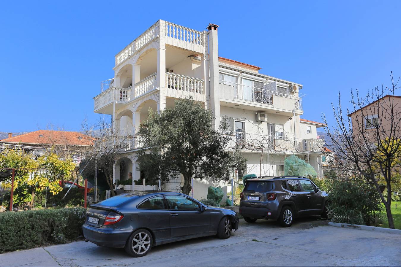 Ganze Wohnung, 1-Zimmer-Ferienwohnung mit Balkon und Meerblick Kastel Stafilic (Kastela) A-18673-b in Kastel Novi, Kaštela