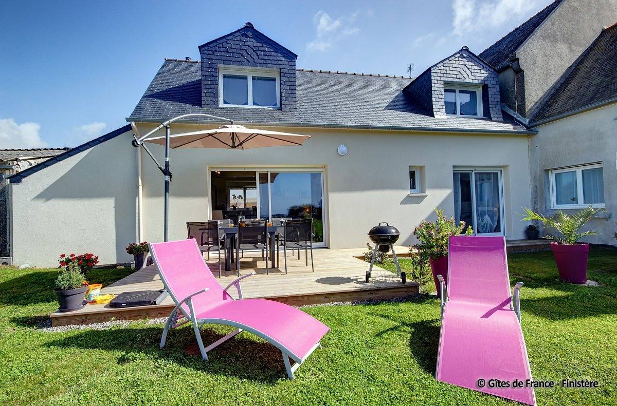 Gîte für 6 Personen mit Terrasse in Le Conquet, Brest und Umgebung