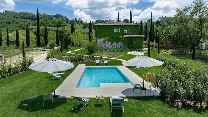 Location de vacances pour 12 personnes, avec terrasse et jardin, animaux acceptés à Greve In Chianti - 2