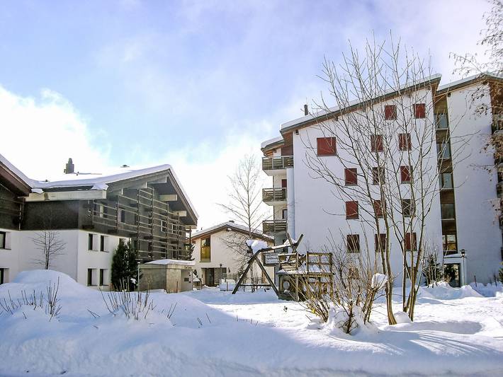 Ferienwohnung für 4 Personen, mit Balkon und Ausblick in Disentis