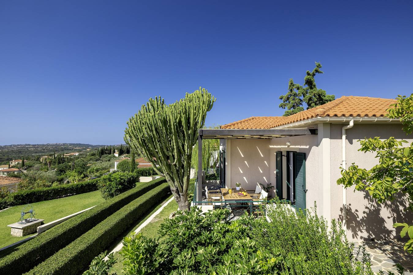 Ganze Wohnung, Villa Eirini mit Meerblick in Mousata, Kefalonia