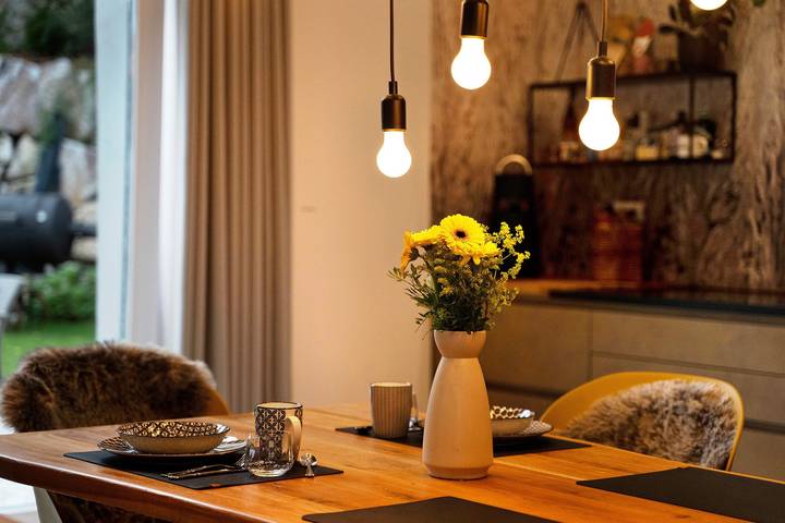 Ganze Wohnung, Ferienwohnung mit Garten & Charme: Stilvoll wohnen im historischen Kesselhaus in Achern, Mittlerer Schwarzwald