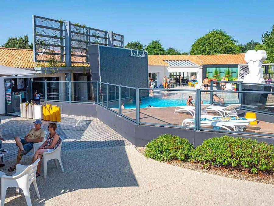 Camping Ile aux Oiseaux - Mobilheim 2 personen - Mh Confort Uno 1 Zi. 20 qm in L'Île-d'Olonne, Loire-Tal