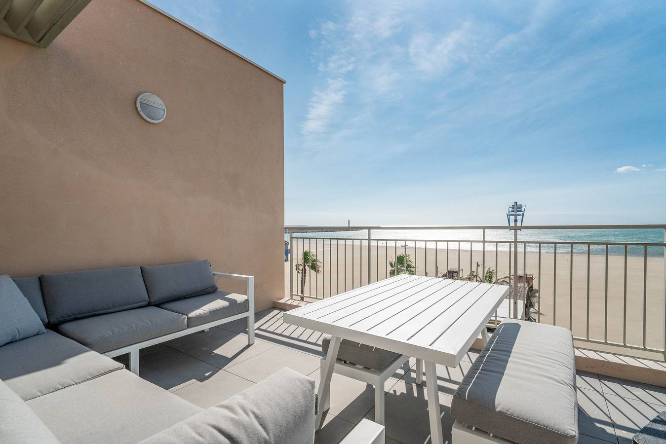 Ferienhaus 'Face À La Mer 3' mit Meerblick, privater Terrasse und Klimaanlage in Port-la-Nouvelle, Mittelmeerküste (Frankreich)