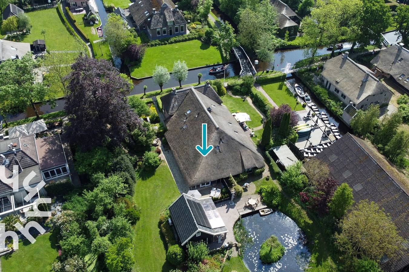 2 persoons appartement met ruime tuin nabij de dorpsgracht in Giethoorn in Giethoorn, Nationaal Park Weerribben-Wieden