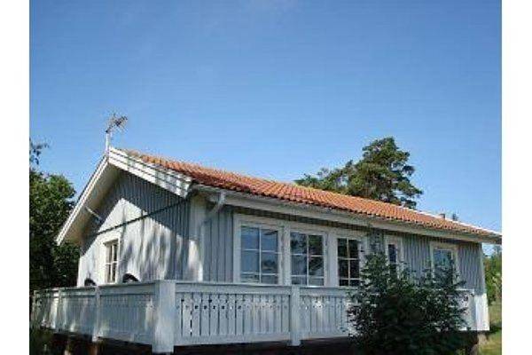 Ferienhaus für 5 Personen, mit Terrasse und Garten sowie Seeblick und Ausblick in Karlskrona