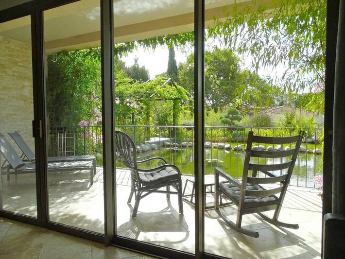 Gîte pour 4 personnes, avec vue sur le lac et vue ainsi que jardin et piscine à Les Angles (Gard) - 4