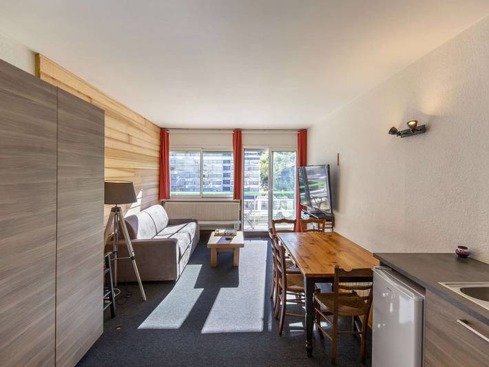 Studio pour 6 personnes, avec Balcon