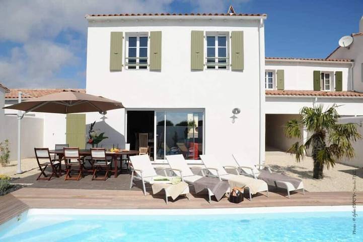 Maison de vacances pour 8 personnes, avec jardin et terrasse, animaux acceptés à La Flotte