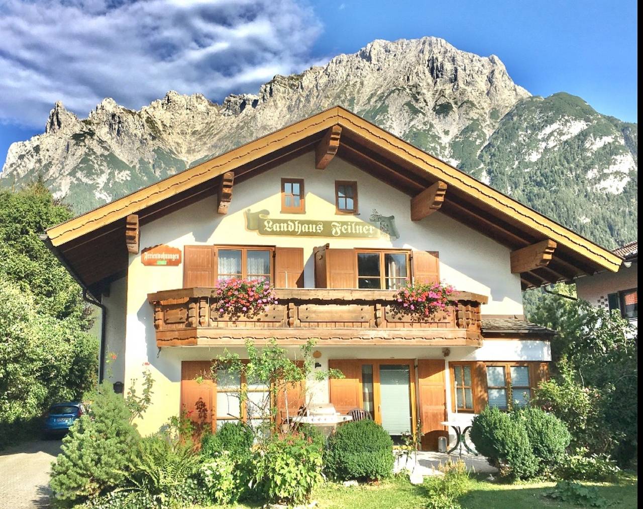 Apartamento vacacional entero, Fewo Franzi in Mittenwald, Alpes Bávaros
