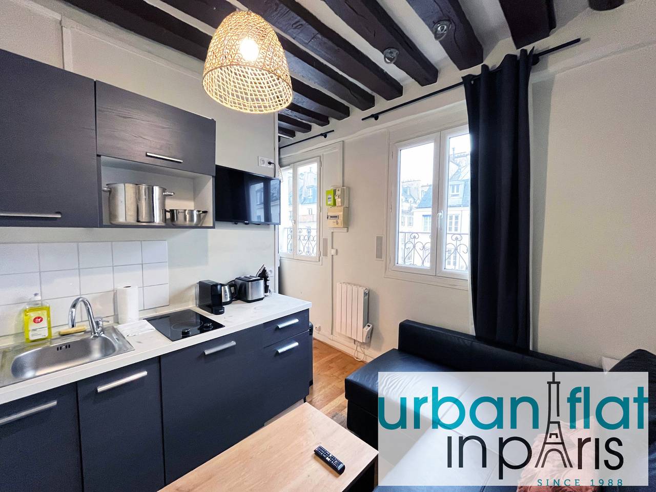 Studio entier, Urban Flat 164 - Cosy Studio in Paris in 3e arrondissement, Paris