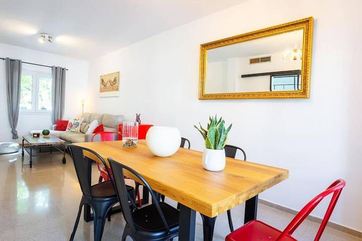 Apartamento para 7 personas, con jardín en Mérida