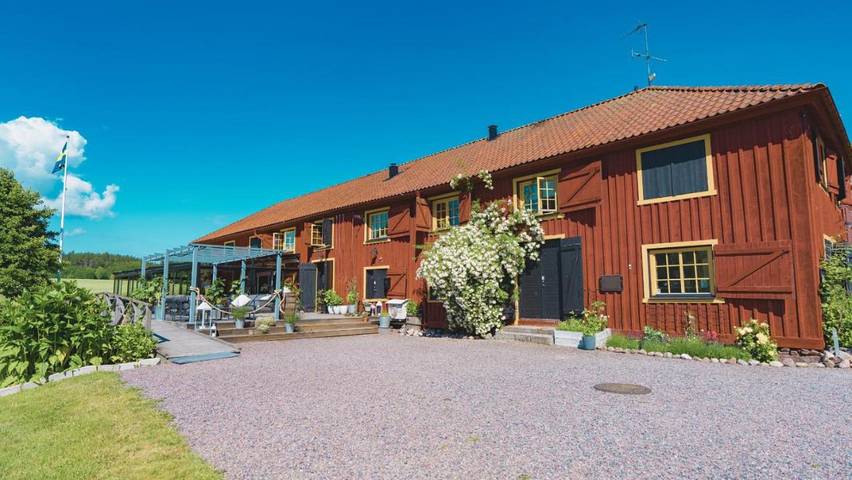 BnB für 2 Personen, mit Ausblick und Garten in Schweden