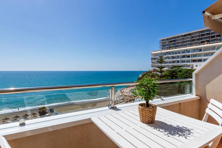 Studioleilighet for 3 personer, med Sjøutsikt og Balkong i tillegg til Terrasse i Torremolinos