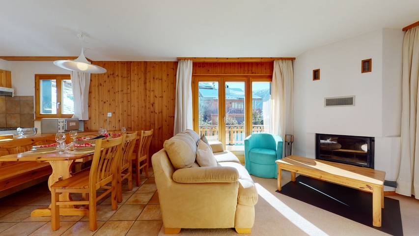 Appartement entier, Crêtes X1 023 - Sunny apartment 5 pers in Veysonnaz, Alpes valaisannes