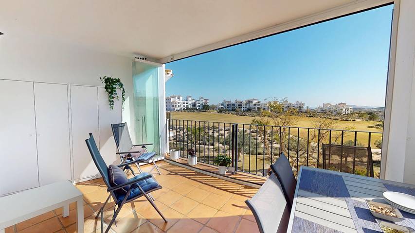 Apartment for 4 people, with pool and terrace as well as view in Murcia