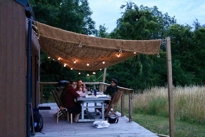 Gîte pour 4 personnes, avec Terrasse ainsi que Jardin et Vue