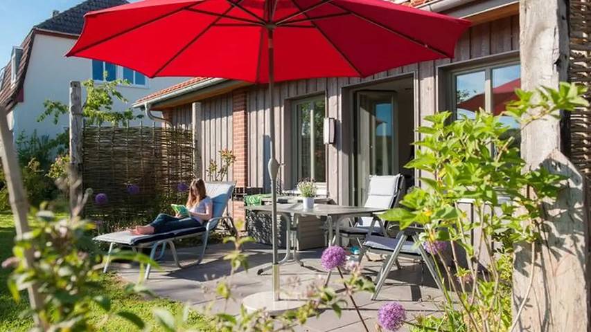 Ferienwohnung für 4 Personen, mit Garten, mit Haustier
