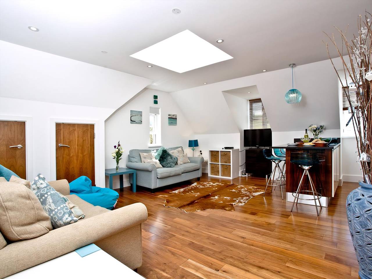 Ganze Wohnung, Ferienwohnung für 4 Personen mit Garten in Watergate Bay, Newquay