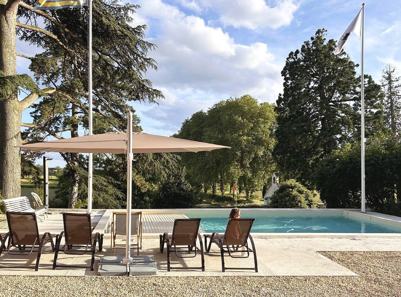 Relais du château de sonnay - 12 pers. avec piscine in Cravant-les-Côteaux, Vallée de la Loire