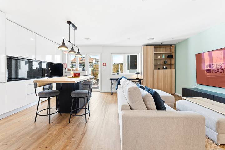 Apartamento de férias para 4 pessoas, com Varanda e Terraço em Matosinhos