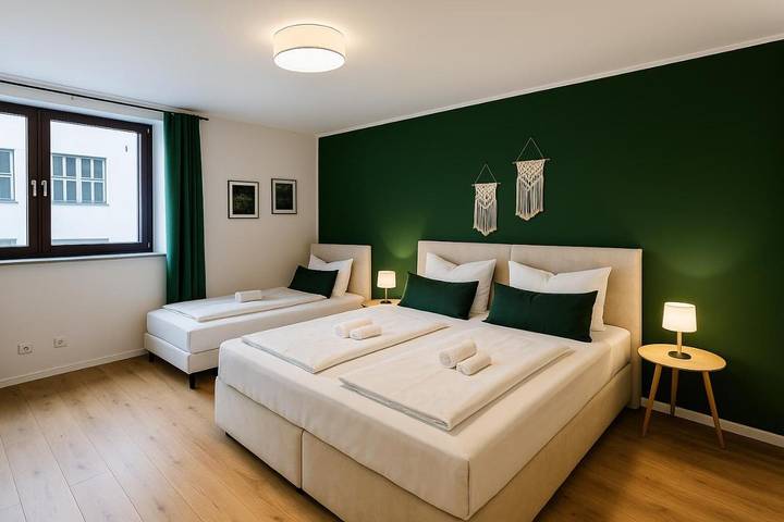 Ferienwohnung für 9 Personen, mit Ausblick in Altstadt (Erfurt)