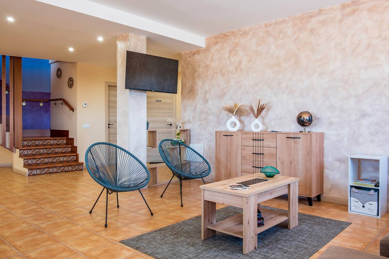Maison de vacances 'El Mirador De Santiz' avec vue sur les montagnes, Wi-Fi et climatisation in Santiz, Province de Salamanque