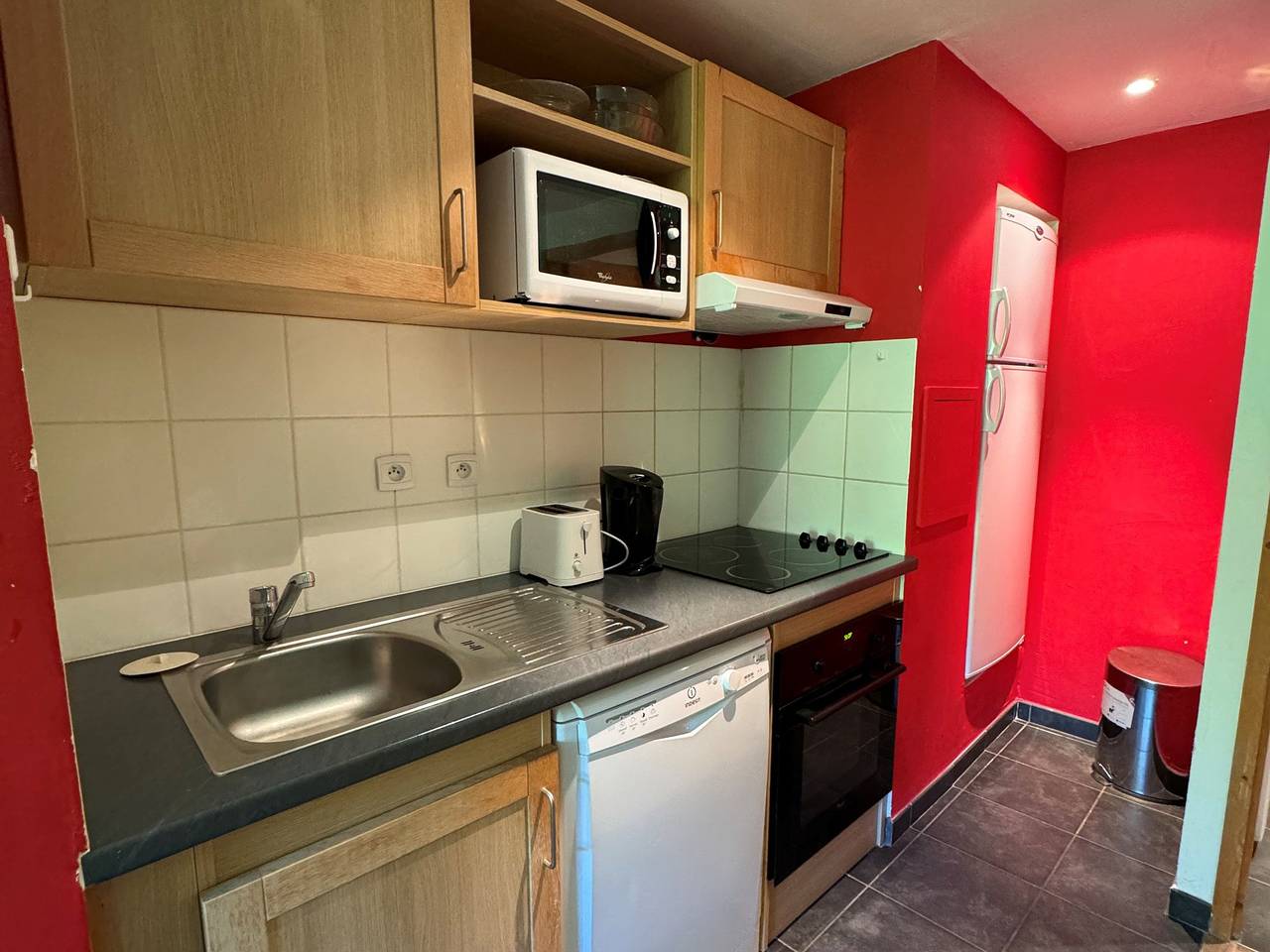 Ganzes Studio, Functional studio for 2 people · Ski-in/ski-out · Slope view (Pl-Cen12) in Belle Plagne, La Plagne-Tarentaise