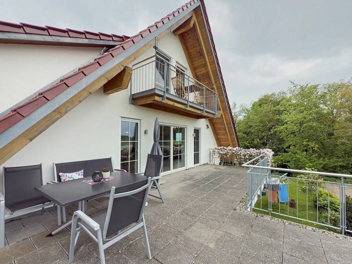 Ferienwohnung für 3 Personen, mit Balkon und Garten am Bodensee - 2