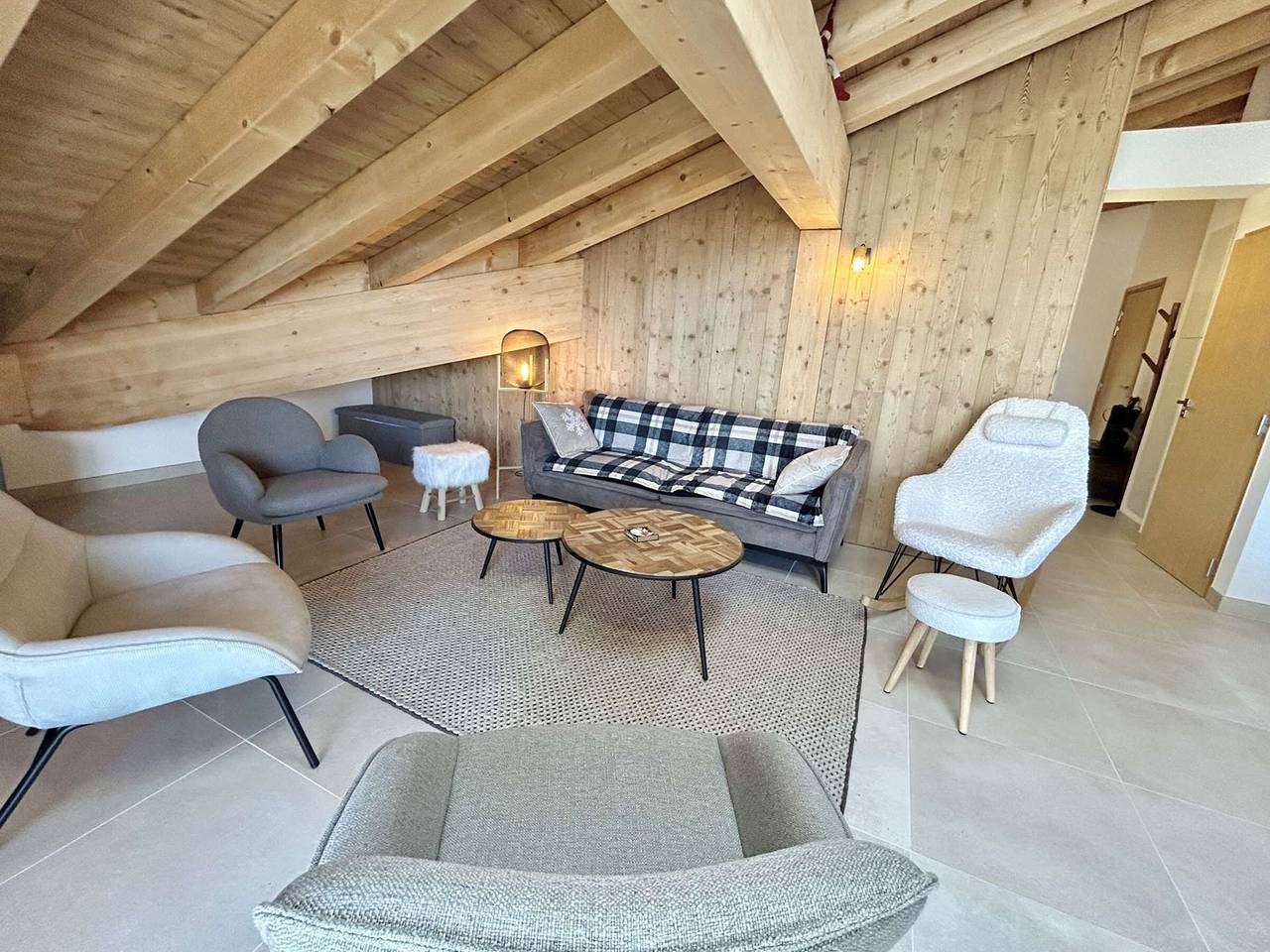 Apartamento entero, Apartamento de 3 piezas, 4-6 pers., Combloux, cerca de remontes mecánicos in Combloux, Pays du Mont-Blanc