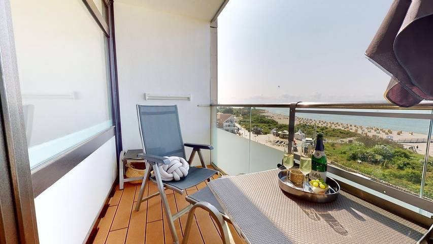 Ferienwohnung für 2 Personen, mit Balkon und Pool sowie Sauna in Südstrand Pelzerhaken - 2