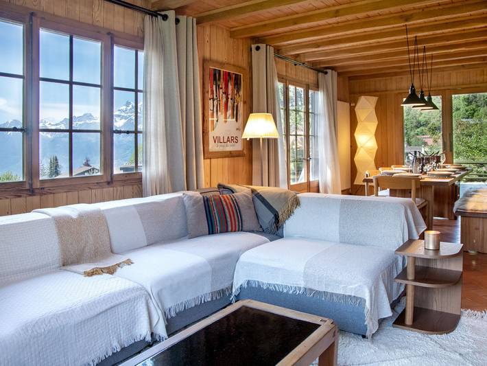 Location de vacances pour 8 personnes, avec terrasse dans Chesières - 2