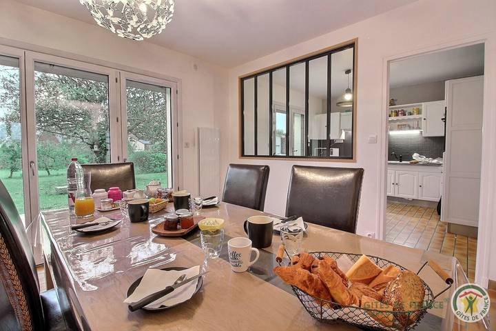 Chambre d’hôte pour 2 personnes, avec Terrasse et Jardin à Lanloup