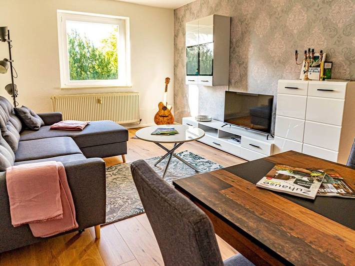 Ferienwohnung für 3 Personen, mit Garten in Lüssow