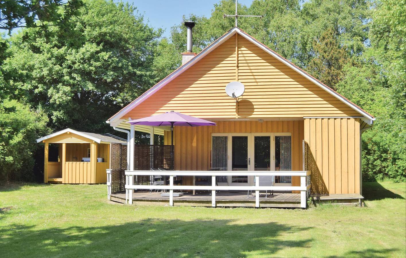 Ferienhaus für 6 Personen mit Terrasse in Humble, Langeland