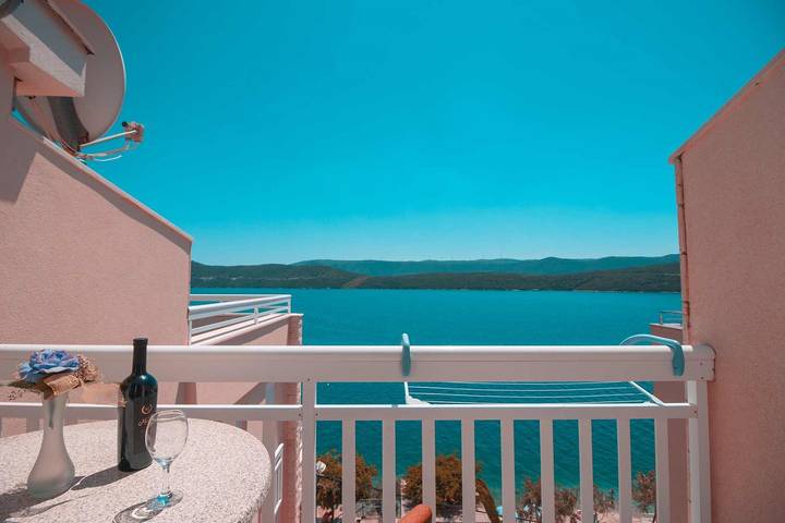 Gîte pour 2 personnes, avec Balcon/Terrasse dans Neum