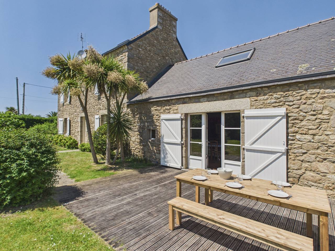 Maison authentique pour 11, proche plage in Landéda, Brest und Umgebung