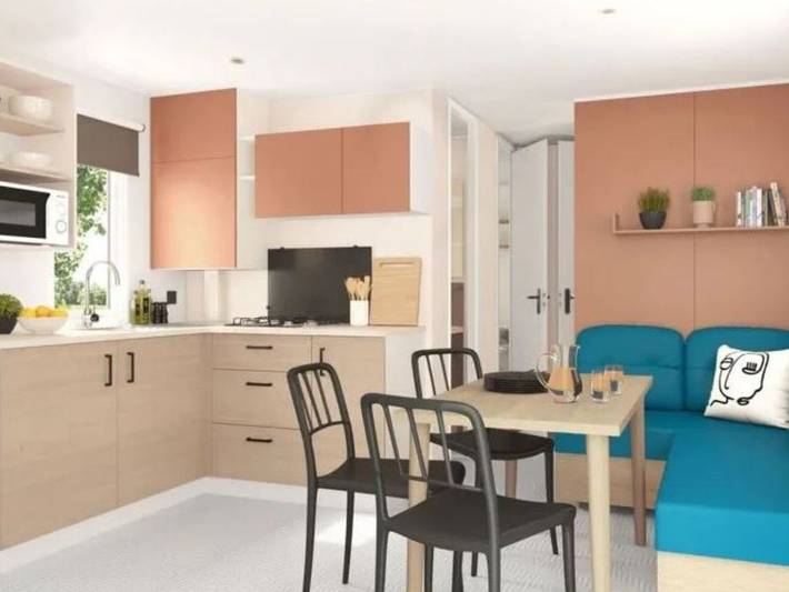 Mobil home pour 6 personnes, avec terrasse et piscine, animaux acceptés à Messanges - 2