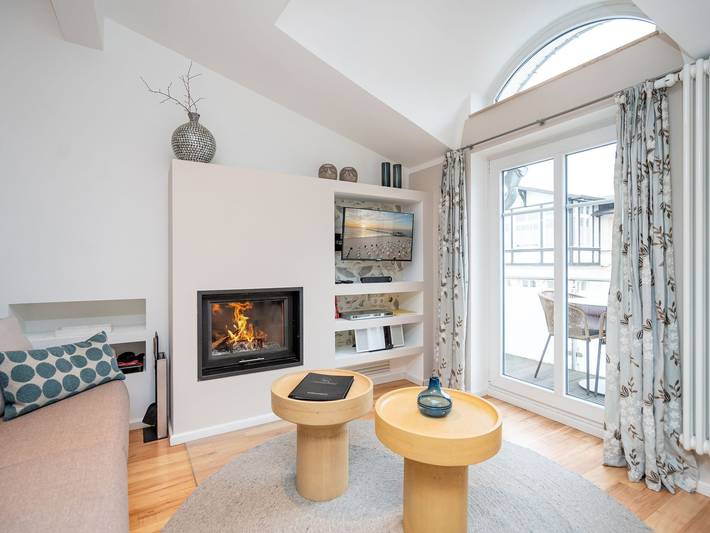Ferienwohnung für 2 Personen, mit Balkon und Meerblick in Ahlbeck