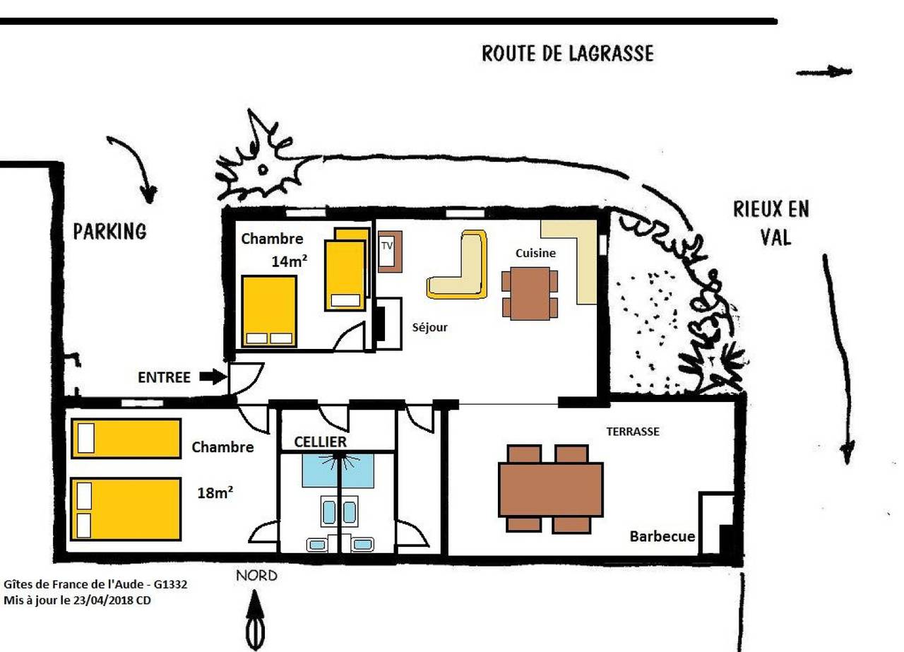 Gîte de Villemagne in Lagrasse, Parque Natural Regional Corbières-Fenouillèdes